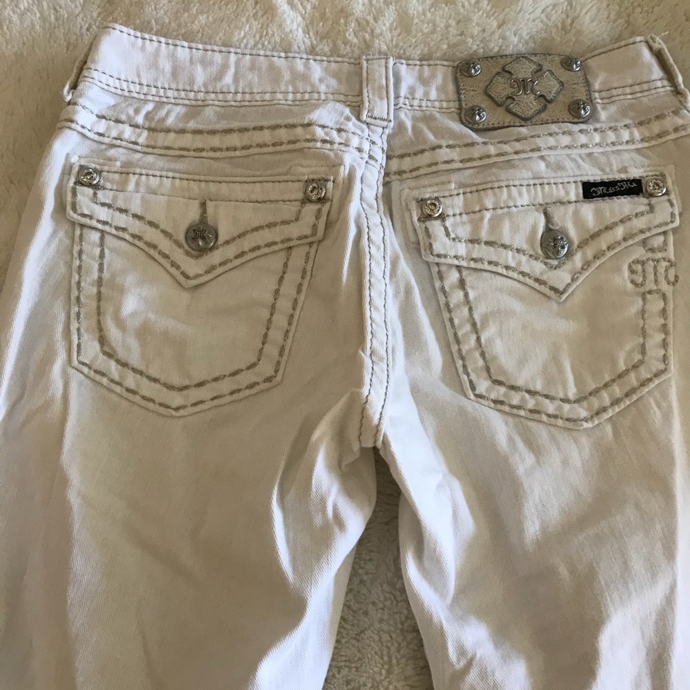 Miss Me White Jeans